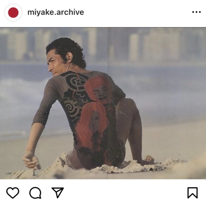 Issey Miyake, 1971, https://www.instagram.com/p/B7bnCXYAVqe/?igsh=YjVyYm55YmI4dHNs