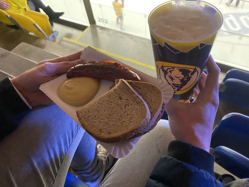 Přerovská klobása a pivo