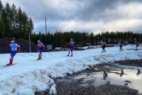 Čeští biatlonosté na přípravném kempu ve Vuokatti