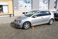 Fotografie Volkswagenu z místa nehody