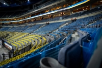 O2 aréna připravená na zápas mezi Kladnem a Spartou 