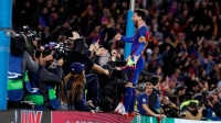 Radující se Lionel Messi