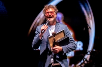 Patrik Hartl při předání ceny Český bestseller