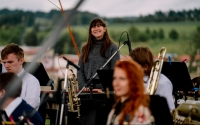 Viktorie Antlová u svého nástroje