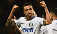 Matías Vecino se raduje gólu, kterým definitvně rozhodl proti houževnatému Frosinone