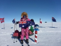 Jade, nejmladší žena, která kdy dobyla Jižní pól bez jakékoliv pomoci