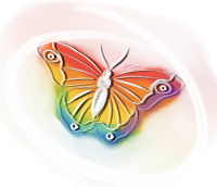 Motýl symbolizuje naději a přeměnu