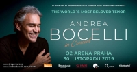 Andrea Bocelli znovu vystoupí v pražské O2 areně na podzim příštího roku