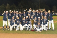 Ostravští baseballisté slavící titul