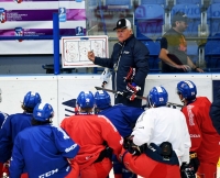 První trénink národního týmu pod vedením Miloše Říhy