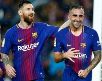 Lionel Messi a Paco Alcacer