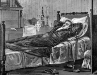 Ilustrace k románu Oblomov z roku 1883