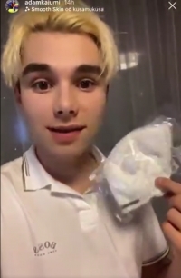 Video se soutěží zveřejnil Adam Kajumi na instastories