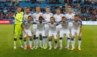 A tým české fotbalové reprezentace.