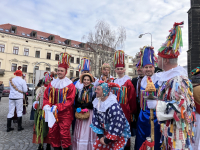 Masopustní jarmark v Chrudimi.