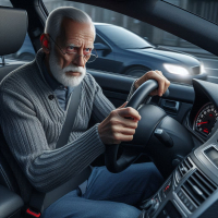 Nebezpečná senior za volantem, Ilustrační obrázek