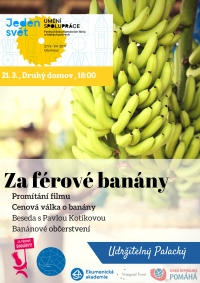 Plakát k akci Za férové banány