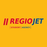 Regiojet patřící pod společnost Student Agency