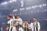 Juventus oslavuje gól