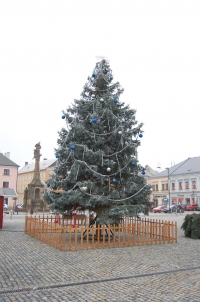 Vánoční strom Naděje v Litovli
