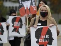 Protestující ze Strajk Kobiet