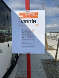 Výlukový jízdní řád ve Vsetíně