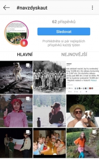 #navzdyskaut na Instagramu