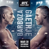 Plakát pro UFC fight night Barboza vs Gaethje