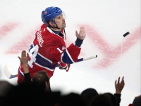 Tomáš Plekanec v dresu Montrealu Canadiens.