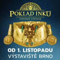 Plakát k výstavě inckých artefaktů