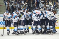 Oslavující hokejisté Liberce