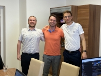 Kyjovští radní - zleva Pavel, Stix, Mgr. Filip Zdražil a Daniel Čmelík