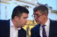 Andrej Babiš a Jan Hamáček