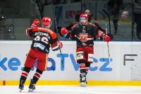 Matěj Chalupa se raduje z vítězné branky