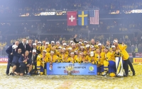 Švédští hokejisté slaví titul