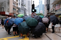 Ilustrační obrázek – protesty v Hongkongu
