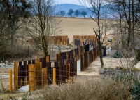 Výstavba koridoru pro slony.