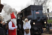 Mikulášský vlak v Litomyšli.