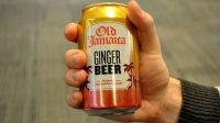 Nejsladší nápoj Velké Británie, Old Jamaica Ginger Beer. Od dubna se jeho cena 38p (11 Kč) změní na 62p (18 Kč)