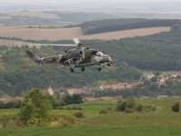 Bitevní vrtulník Mi-24 Armády ČR.