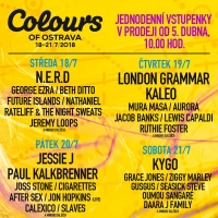 Line-up Colours of Ostrava