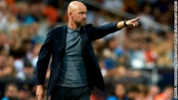 Nizozemský trenér Erik Ten Hag v akci. 