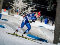 Veronika Vítková na trati sprintu