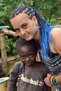 Vendy ve svém přirozeném životním prostředím - v Africe ve společnosti dětí