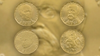 Vzory dvacetikorunových mincí speciální výroční emise