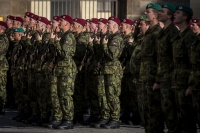 Slavnostní vojenská přísaha na Hradčanském náměstí