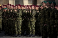 Slavnostní vojenská přísaha na Hradčanském náměstí