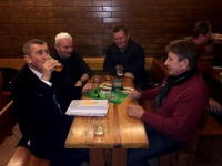 Andrej Babiš při kontrole EET