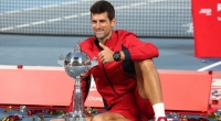 Radující se srbský tenista