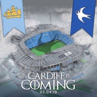 Předzápasový plakát Manchesteru City